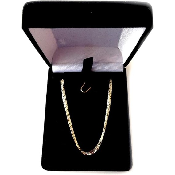 10k Yellow Gold Mariner Link Chain Necklace, 1.2mm