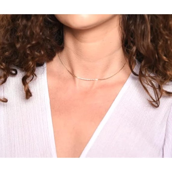 10k Yellow Gold Mariner Link Chain Necklace, 1.2mm