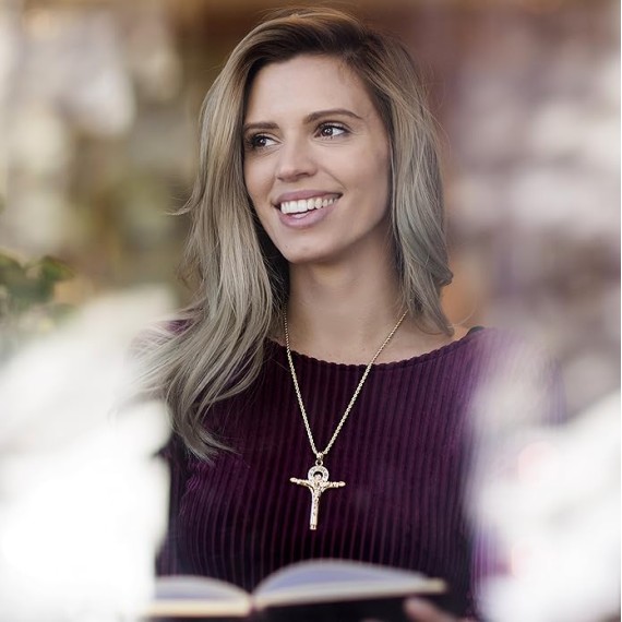 Large CZ Halo Jesus Pendant Cross Necklace 24k Gold Plated