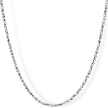 1mm Gold Chain for Men & Women 24k Real Gold Plated Diamond Cut Rope Chain 14 to 30 Inch