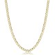 10K Gold Unisex 2.2mm Italian Cuban Curb Link Chain Necklace- 10K Necklaces, 10 Karat Gold Chain, 16" 18" 20" 22" 24" 26" 28" 30"