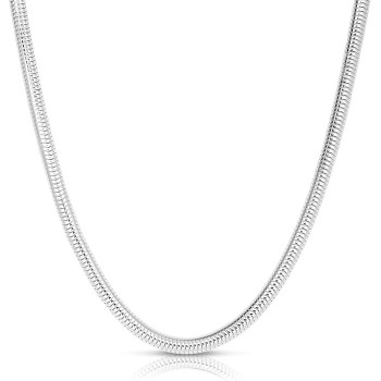 925 Sterling Silver necklace 2MM, 2.5MM, 3MM, 4MM, 5MM Solid Round Snake silver Chain Necklace- Flexible Snake Chain Necklace, Round 925 Sterling Silver Necklace,Made In Italy, Men and Women Jewelry Gadgets