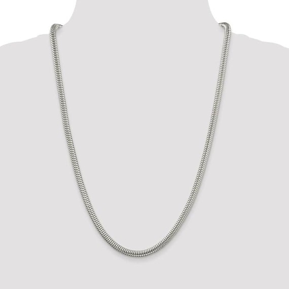 925 Sterling Silver necklace 2MM, 2.5MM, 3MM, 4MM, 5MM Solid Round Snake silver Chain Necklace- Flexible Snake Chain Necklace, Round 925 Sterling Silver Necklace,Made In Italy, Men and Women Jewelry Gadgets