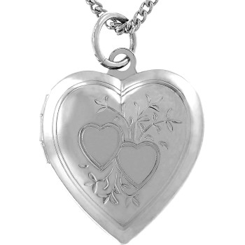 Two Hearts Locket Necklace That Holds Pictures 24k Gold Plated