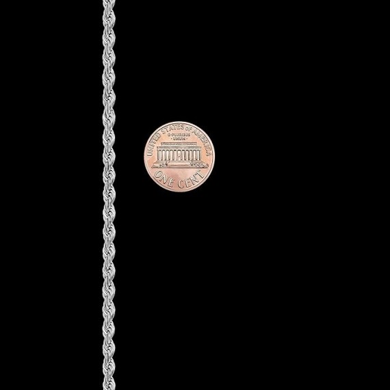 24k Real Gold Plated 3mm Gold Rope Chain for Men & Women Diamond Cut Gold Chain Necklace Women & Necklace for Men 14 to 36 Inch
