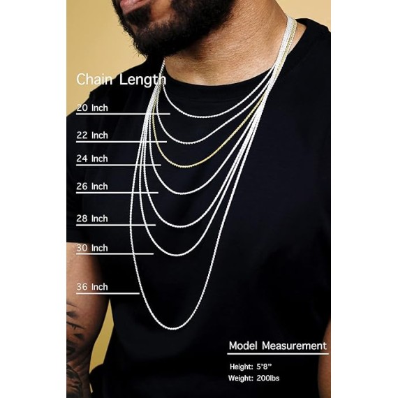 Sterling Silver Flexible Magic Herringbone Necklace 2.7mm-14.6mm Solid 925 Italian Chain