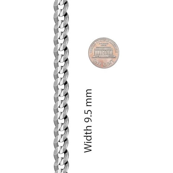Cuban Link Chain Necklace 24k Gold Plated for Men and Women (6mm & 9.5mm)
