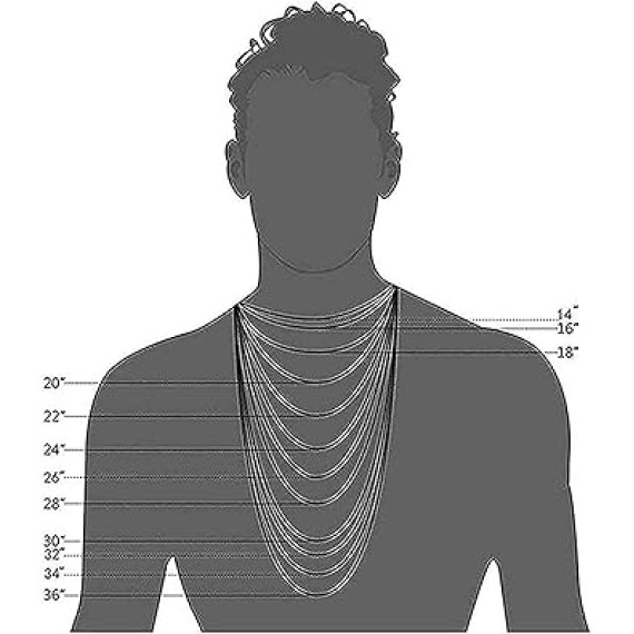 18K Gold Figaro Chain Style Cross Pendant Necklace 5MM Cross Necklace Clasp for MEN, HUSBAND Thin for Charms Miami Cuban Link Diamond Cut Religious Beveled Edge