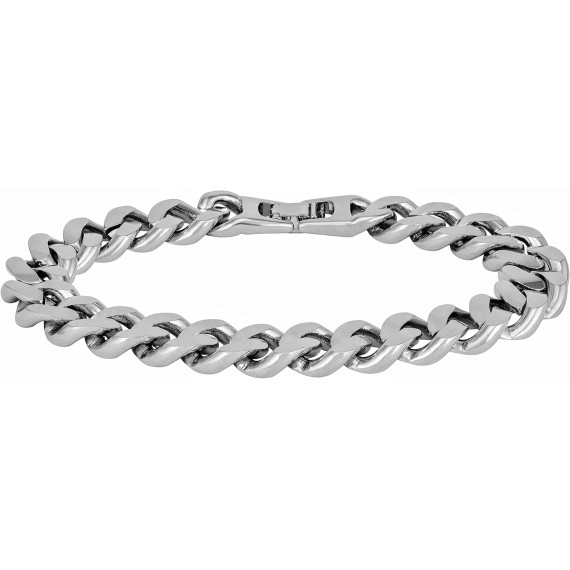 12mm Miami Curb Cuban Link Chain Bracelet for Men 24k Gold Plated