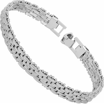 9.5mm Designer Weave Ladies Bracelets for Women 24k Real Gold Plated