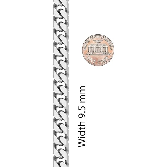 Miami Curb Square Cut Cuban Link Chain Necklaces 24k Gold Plated (5mm & 9.5mm)