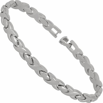 Polished Hugs & Kisses Bracelet for Women and Men 24k Gold Plated
