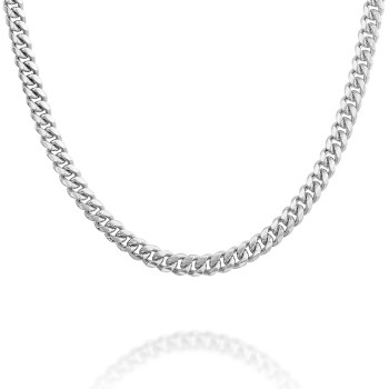 Italian Solid 925 Sterling Silver, 22K Gold Plated Chain Necklaces | Snake, Square Box, Cable, Super Flex Curb, Miami Cuban and Rope Diamond-Cut Herringbone Necklace for Women and Men | MADE IN ITALY