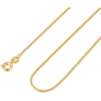Necklaces for Women 14K Gold Chain Necklace for Women Thin Gold Box Chain Thin Necklace Chain Minimalist Classic Thin Gold Necklace 16,18,20,22,24,26in