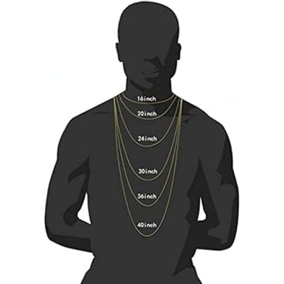 14K Yellow Gold Twisted Rope Necklace, 3.2mm & 4.2mm Width, Great Gift for Men and Women (Available in Lengths from 16 to 36 Inches) (4.2mm, 22，inch)